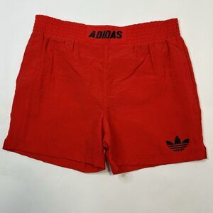 Vintage Adidas Shorts Athletic Nylon Trefoil Spellout Soccer 80s 90s MENS XL